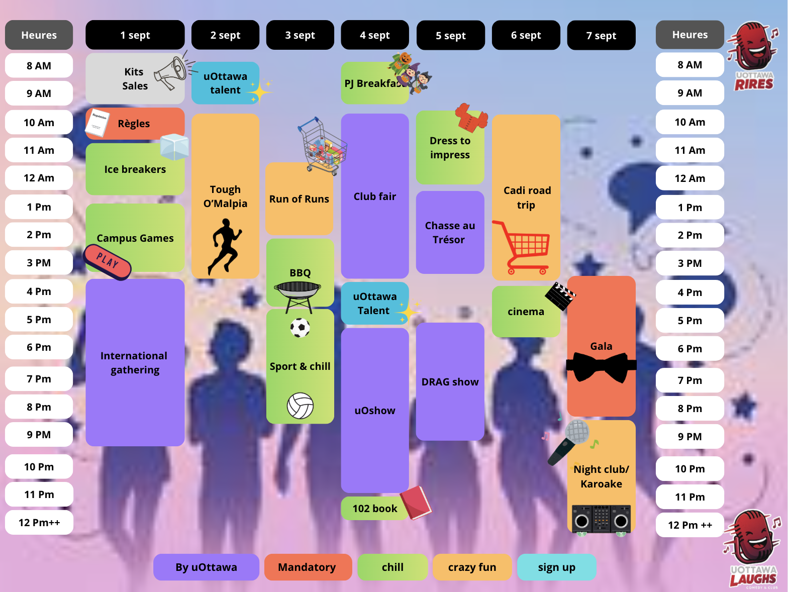 102 Week Calendar